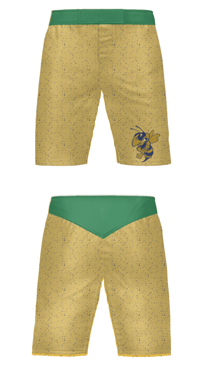 Kingfisher Middle School Wrestling 8097155 Fight Shorts - 37