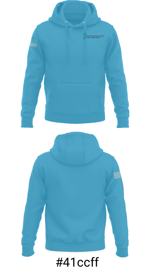 Hoodie, Jewish Community Center of the Lehigh Valley, Spirit Store, Teamtime, Team time, sublimation, custom sports apparel, team uniforms, spirit wear, spiritwear, sports uniforms, custom shirts, team store, custom team store, fundraiser sports, apparel fundraiser