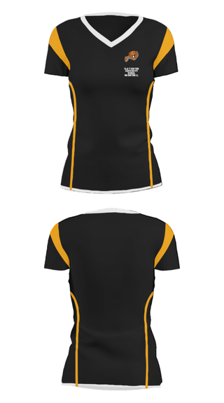 Women's Short Sleeve Vneck Shirt, Clay Center Community School Basketball, Women's Basketball, Teamtime, Team time, sublimation, custom sports apparel, team uniforms, spirit wear, spiritwear, sports uniforms, custom shirts, team store, custom team store, fundraiser sports, apparel fundraiser