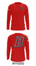 Dover Area High School Wrestling 59527124 Long Sleeve Performance Shirt - 18