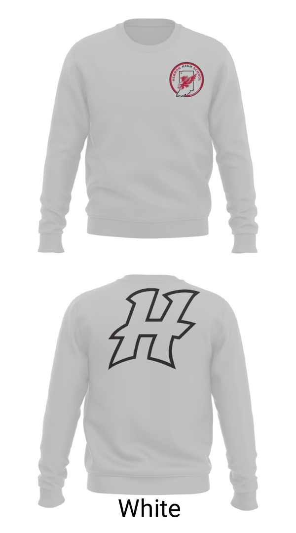 Crew Neck Sweatshirt, Hebron High School Basketball, Women's Basketball, Teamtime, Team time, sublimation, custom sports apparel, team uniforms, spirit wear, spiritwear, sports uniforms, custom shirts, team store, custom team store, fundraiser sports, apparel fundraiser
