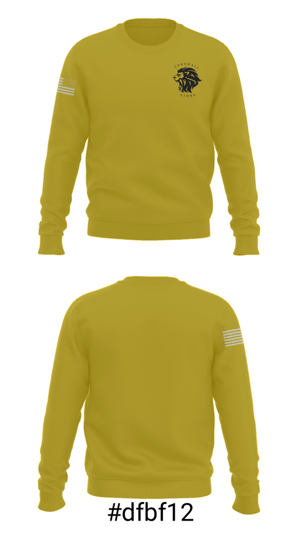 Crew Neck Sweatshirt, Cornwall And United Counties Basketball Association, Men's Basketball, Teamtime, Team time, sublimation, custom sports apparel, team uniforms, spirit wear, spiritwear, sports uniforms, custom shirts, team store, custom team store, fundraiser sports, apparel fundraiser