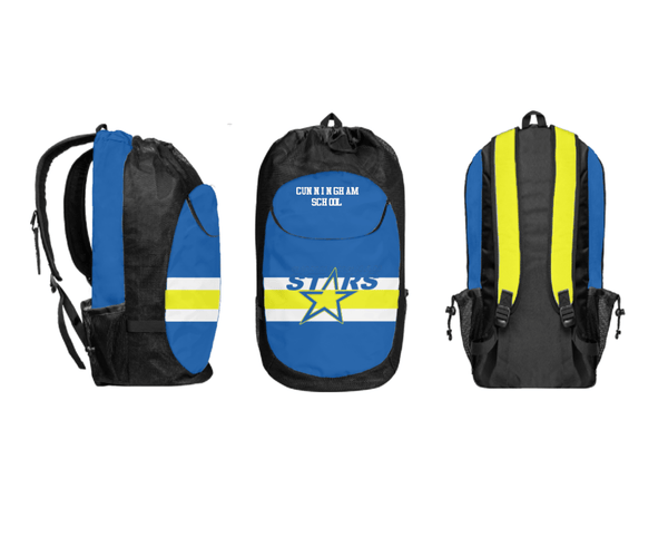 Gear Bag, Cunningham School, Men's Basketball, Teamtime, Team time, sublimation, custom sports apparel, team uniforms, spirit wear, spiritwear, sports uniforms, custom shirts, team store, custom team store, fundraiser sports, apparel fundraiser