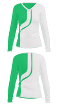 Astrocreep 71218916 Women's Long Sleeve V-neck Shirt - 32