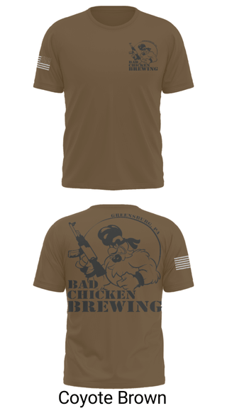 Short Sleeve Performance Shirt, Bad Chicken Brewing, Army, Teamtime, Team time, sublimation, custom sports apparel, team uniforms, spirit wear, spiritwear, sports uniforms, custom shirts, team store, custom team store, fundraiser sports, apparel fundraiser