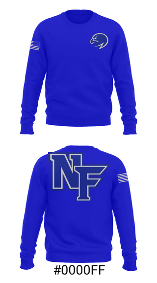 Crew Neck Sweatshirt, North Forney High School Basketball, Women's Basketball, Teamtime, Team time, sublimation, custom sports apparel, team uniforms, spirit wear, spiritwear, sports uniforms, custom shirts, team store, custom team store, fundraiser sports, apparel fundraiser