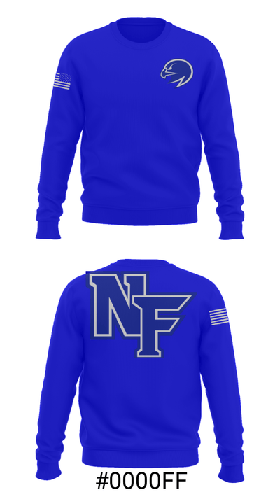 North Forney High School Basketball 14770415 Crew Neck Sweatshirt - 16