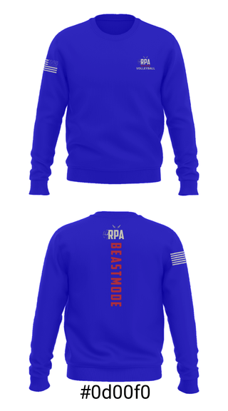 Crew Neck Sweatshirt, RISE, Women's Volleyball, Teamtime, Team time, sublimation, custom sports apparel, team uniforms, spirit wear, spiritwear, sports uniforms, custom shirts, team store, custom team store, fundraiser sports, apparel fundraiser