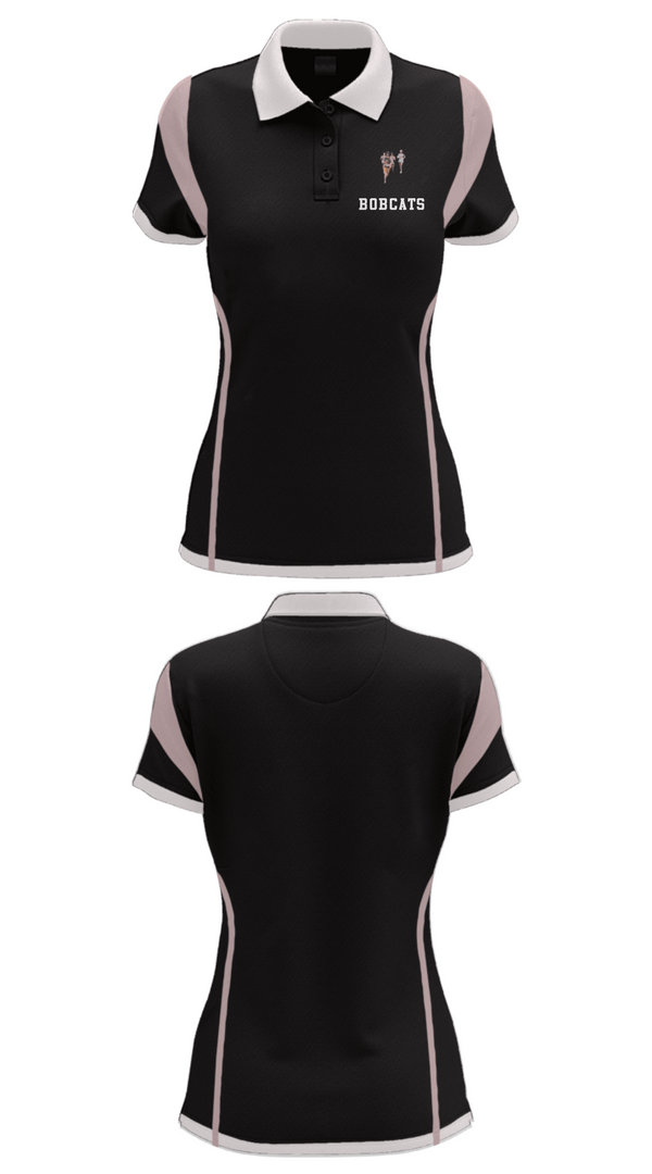 Women's Short Sleeve Performance Polo, Bobcats, Cross Country, Teamtime, Team time, sublimation, custom sports apparel, team uniforms, spirit wear, spiritwear, sports uniforms, custom shirts, team store, custom team store, fundraiser sports, apparel fundraiser