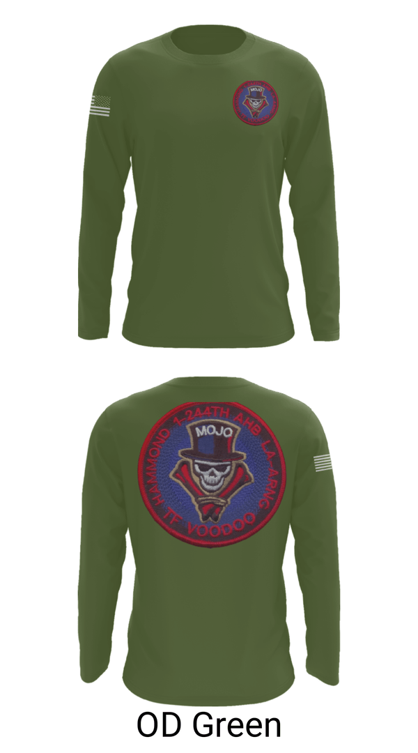 Long Sleeve Performance Shirt, 1-244th AASF, National Guard, Teamtime, Team time, sublimation, custom sports apparel, team uniforms, spirit wear, spiritwear, sports uniforms, custom shirts, team store, custom team store, fundraiser sports, apparel fundraiser