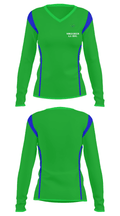 World green açaí bowl 42170125 Women's Long Sleeve V-neck Shirt - 30