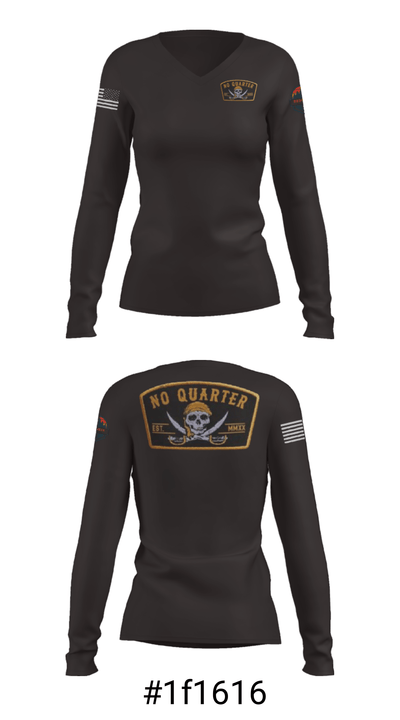 BARNETT'S 90373195 Women's Long Sleeve V-neck Shirt - 7