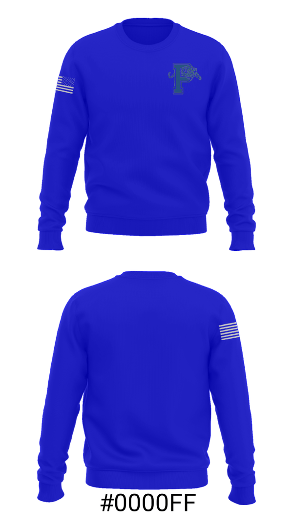 Crew Neck Sweatshirt, Pitkin High School Basketball, Men's Basketball, Teamtime, Team time, sublimation, custom sports apparel, team uniforms, spirit wear, spiritwear, sports uniforms, custom shirts, team store, custom team store, fundraiser sports, apparel fundraiser