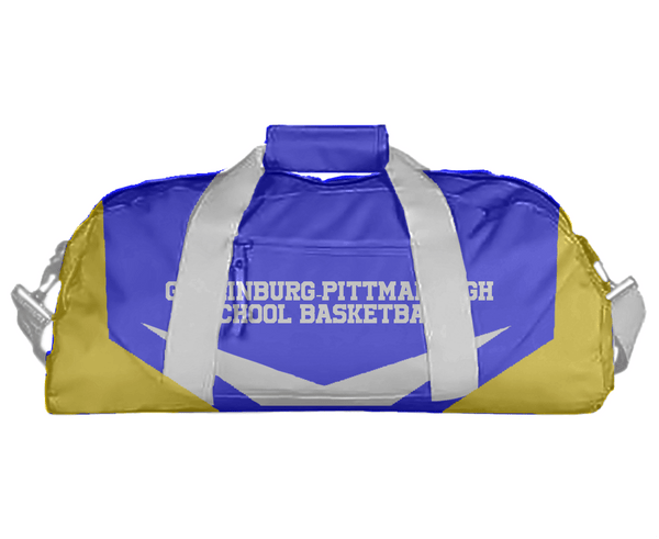 Duffle Bag, Gatlinburg-Pittman High School Basketball, Women's Basketball, Teamtime, Team time, sublimation, custom sports apparel, team uniforms, spirit wear, spiritwear, sports uniforms, custom shirts, team store, custom team store, fundraiser sports, apparel fundraiser
