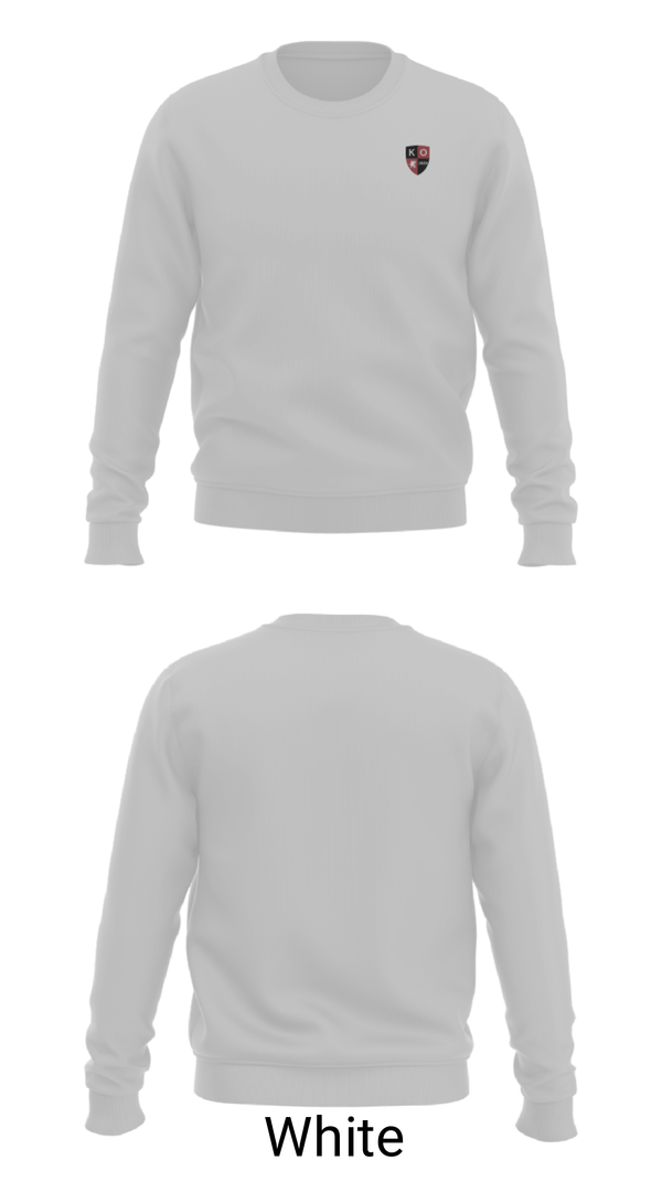 Crew Neck Sweatshirt, Kingswood Oxford Upper School, Spirit Store, Teamtime, Team time, sublimation, custom sports apparel, team uniforms, spirit wear, spiritwear, sports uniforms, custom shirts, team store, custom team store, fundraiser sports, apparel fundraiser