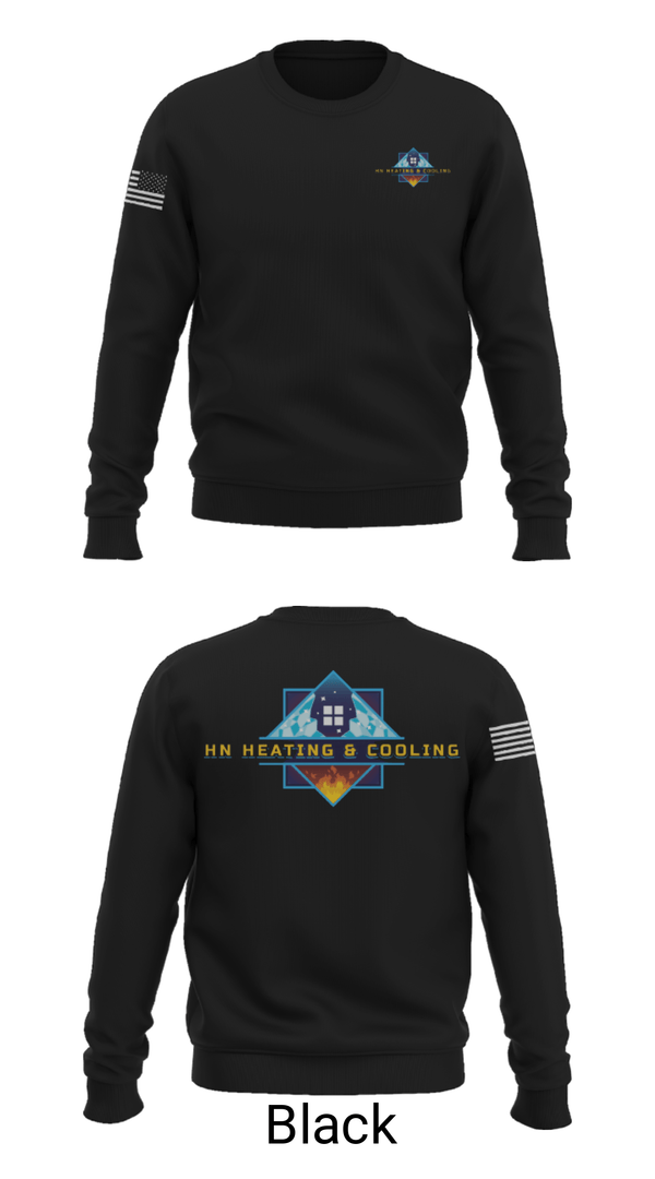 Crew Neck Sweatshirt, HN Heating & Cooling, , Teamtime, Team time, sublimation, custom sports apparel, team uniforms, spirit wear, spiritwear, sports uniforms, custom shirts, team store, custom team store, fundraiser sports, apparel fundraiser