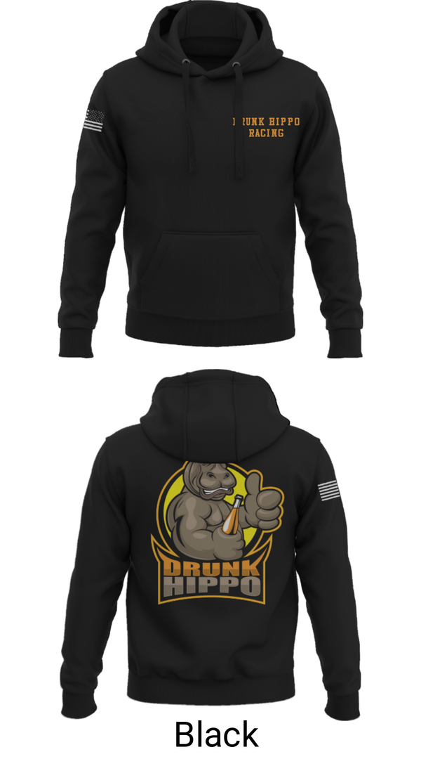 Hoodie, Drunk Hippo Racing, , Teamtime, Team time, sublimation, custom sports apparel, team uniforms, spirit wear, spiritwear, sports uniforms, custom shirts, team store, custom team store, fundraiser sports, apparel fundraiser