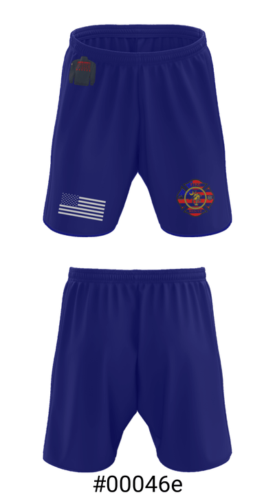 Jasper County Fire Rescue 11474467 Athletic Shorts With Pockets - 5