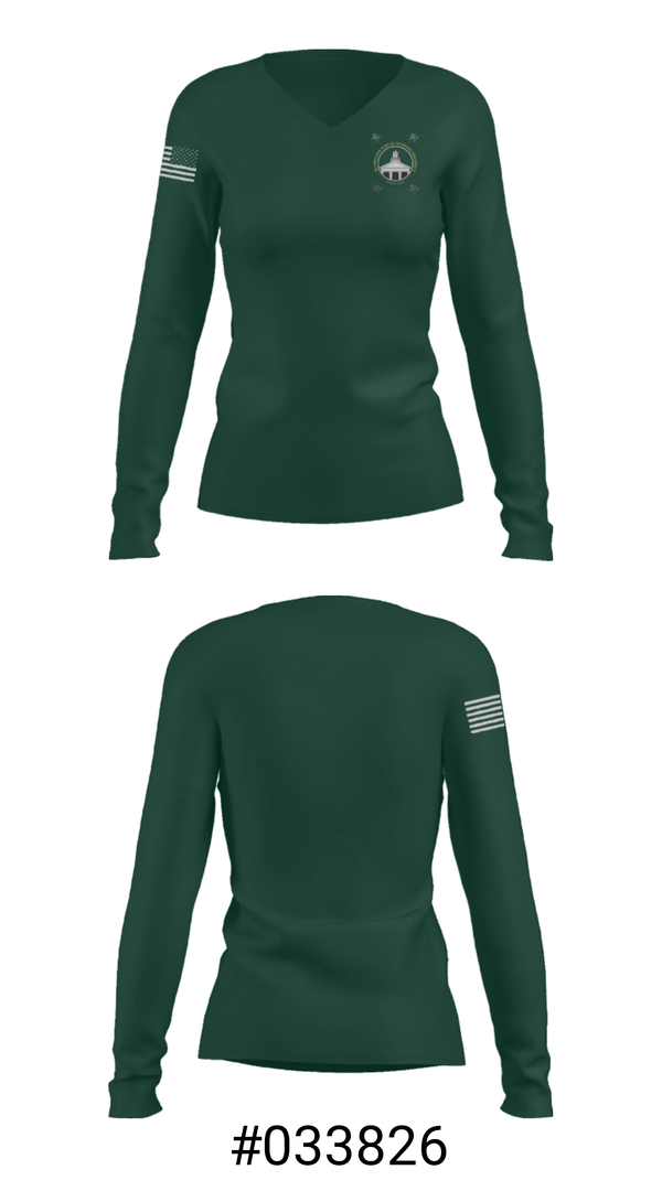 Women's Long Sleeve Vneck Shirt, Hamilton Middle School, Spirit Store, Teamtime, Team time, sublimation, custom sports apparel, team uniforms, spirit wear, spiritwear, sports uniforms, custom shirts, team store, custom team store, fundraiser sports, apparel fundraiser