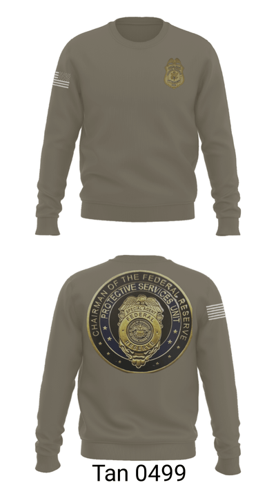 United States Federal Reserve Police 30952270 Crew Neck Sweatshirt - 34