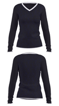 Chase D’mani 45734873 Women's Long Sleeve V-neck Shirt - 31