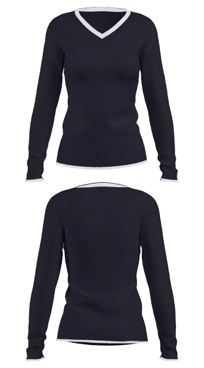 Chase D’mani 45734873 Women's Long Sleeve V-neck Shirt - 31