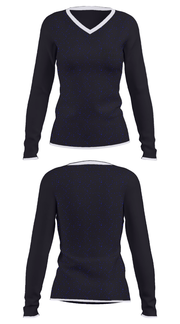 Women's Long Sleeve Vneck Shirt, Chase D’mani, , Teamtime, Team time, sublimation, custom sports apparel, team uniforms, spirit wear, spiritwear, sports uniforms, custom shirts, team store, custom team store, fundraiser sports, apparel fundraiser
