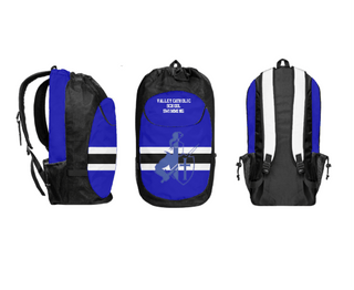 Gear Bag, Valley Catholic School Swimming, Swimming, Teamtime, Team time, sublimation, custom sports apparel, team uniforms, spirit wear, spiritwear, sports uniforms, custom shirts, team store, custom team store, fundraiser sports, apparel fundraiser