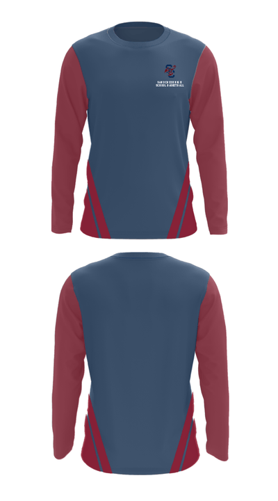 Sand Creek High School Basketball 95946385 Long Sleeve Performance Shirt - 25