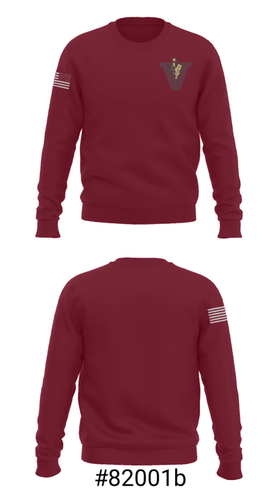 Vidalia High School 92003304 Crew Neck Sweatshirt - 16
