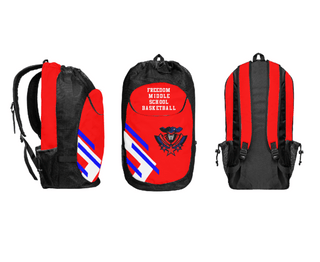 Gear Bag, Freedom Middle School Basketball, Men's Basketball, Teamtime, Team time, sublimation, custom sports apparel, team uniforms, spirit wear, spiritwear, sports uniforms, custom shirts, team store, custom team store, fundraiser sports, apparel fundraiser