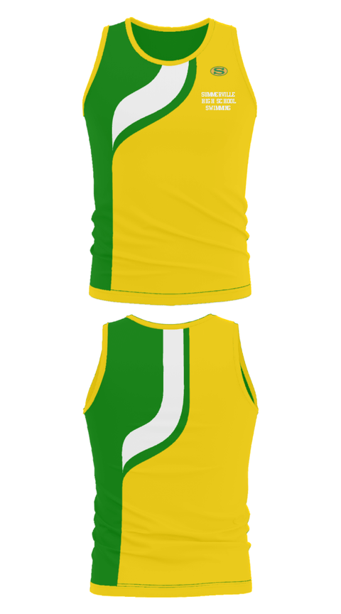 Tank Top, Summerville High School Swimming, Swimming, Teamtime, Team time, sublimation, custom sports apparel, team uniforms, spirit wear, spiritwear, sports uniforms, custom shirts, team store, custom team store, fundraiser sports, apparel fundraiser