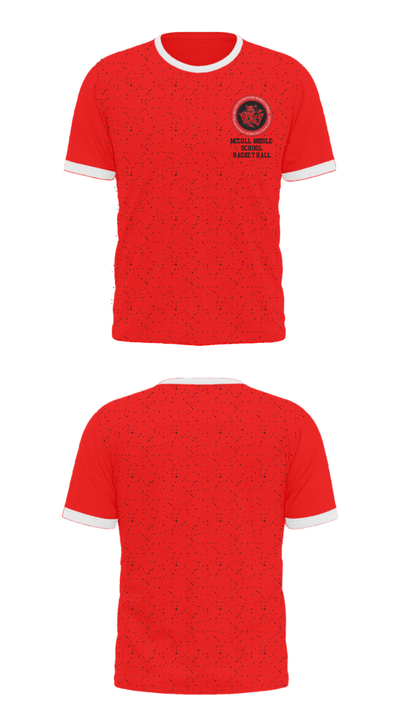 McColl Middle School Basketball 42041656 Short Sleeve Performance Shirt - 36