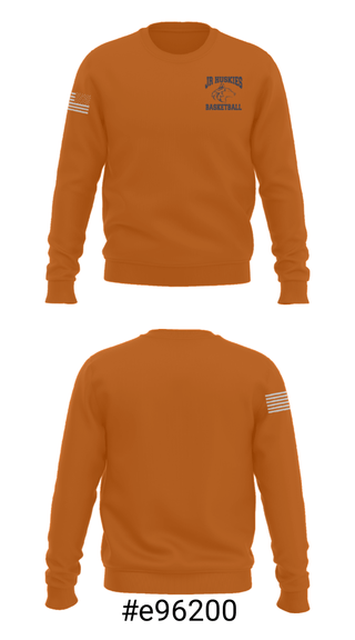 Crew Neck Sweatshirt, Jr Huskies Basketball, Men's Basketball, Teamtime, Team time, sublimation, custom sports apparel, team uniforms, spirit wear, spiritwear, sports uniforms, custom shirts, team store, custom team store, fundraiser sports, apparel fundraiser