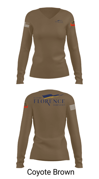 Women's Long Sleeve Vneck Shirt, , Fire Department, Teamtime, Team time, sublimation, custom sports apparel, team uniforms, spirit wear, spiritwear, sports uniforms, custom shirts, team store, custom team store, fundraiser sports, apparel fundraiser