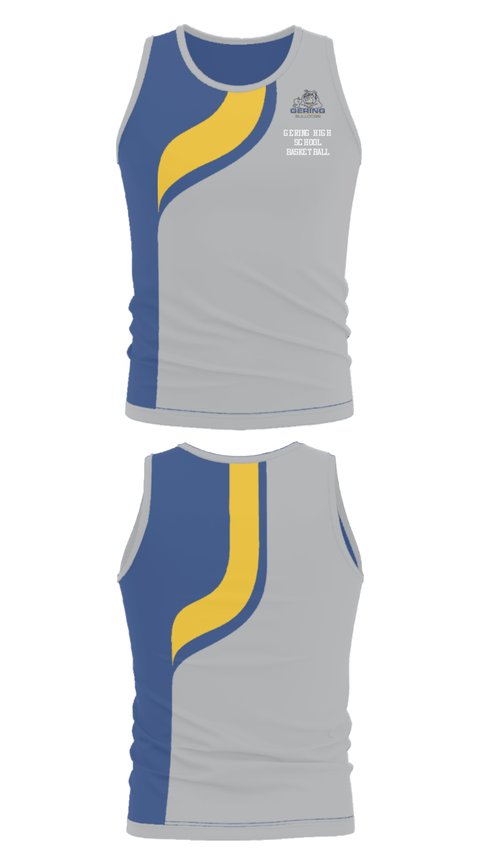 Tank Top, Gering High School Basketball, Women's Basketball, Teamtime, Team time, sublimation, custom sports apparel, team uniforms, spirit wear, spiritwear, sports uniforms, custom shirts, team store, custom team store, fundraiser sports, apparel fundraiser