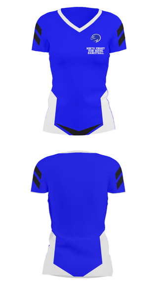 Women's Short Sleeve Vneck Shirt, North Forney High School Basketball, Women's Basketball, Teamtime, Team time, sublimation, custom sports apparel, team uniforms, spirit wear, spiritwear, sports uniforms, custom shirts, team store, custom team store, fundraiser sports, apparel fundraiser
