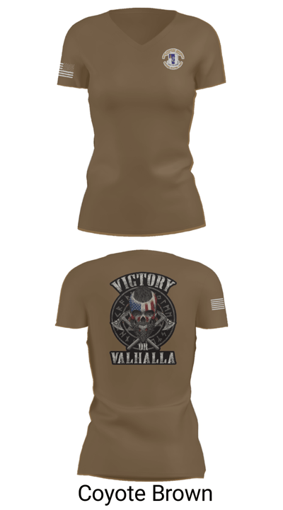 1-50 infantry battalion 87663685 Women's Short Sleeve V-neck Shirt - 12