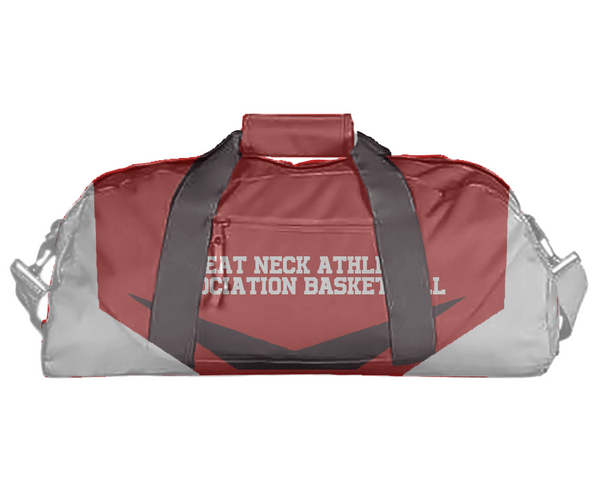 Duffle Bag, Great Neck Athletic Association Basketball, Men's Basketball, Teamtime, Team time, sublimation, custom sports apparel, team uniforms, spirit wear, spiritwear, sports uniforms, custom shirts, team store, custom team store, fundraiser sports, apparel fundraiser