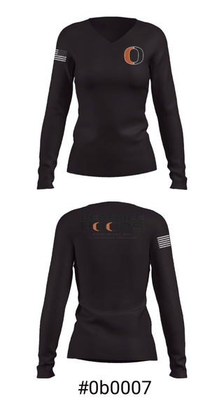 Women's Long Sleeve Vneck Shirt, Beatrice Hoops, Spirit Store, Teamtime, Team time, sublimation, custom sports apparel, team uniforms, spirit wear, spiritwear, sports uniforms, custom shirts, team store, custom team store, fundraiser sports, apparel fundraiser