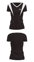 Agate Elementary School 1613283 Women's Short Sleeve V-neck Shirt - 35