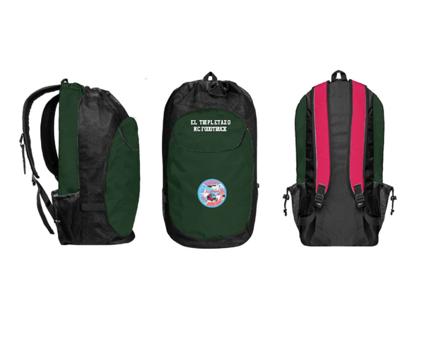 Gear Bag, El Tripletazo NC foodtruck, , Teamtime, Team time, sublimation, custom sports apparel, team uniforms, spirit wear, spiritwear, sports uniforms, custom shirts, team store, custom team store, fundraiser sports, apparel fundraiser