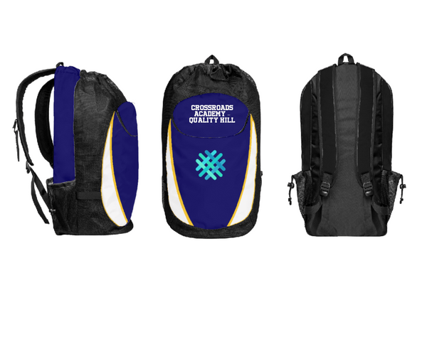 Gear Bag, Crossroads Academy – Quality Hill, Spirit Store, Teamtime, Team time, sublimation, custom sports apparel, team uniforms, spirit wear, spiritwear, sports uniforms, custom shirts, team store, custom team store, fundraiser sports, apparel fundraiser