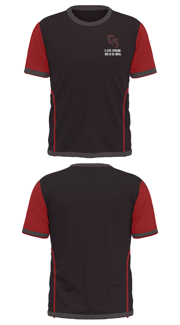Short Sleeve Performance Shirt, Cave Spring High School, Spirit Store, Teamtime, Team time, sublimation, custom sports apparel, team uniforms, spirit wear, spiritwear, sports uniforms, custom shirts, team store, custom team store, fundraiser sports, apparel fundraiser