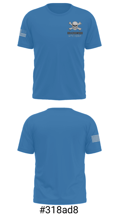Brazoswood High School Wrestling 5803836 Short Sleeve Performance Shirt - 19