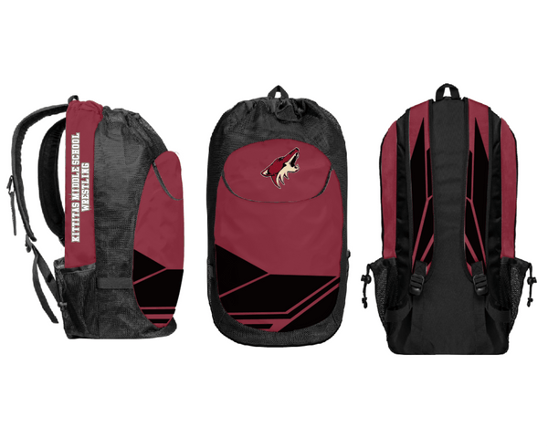 Gear Bag, Kittitas Middle School Wrestling, Wrestling, Teamtime, Team time, sublimation, custom sports apparel, team uniforms, spirit wear, spiritwear, sports uniforms, custom shirts, team store, custom team store, fundraiser sports, apparel fundraiser