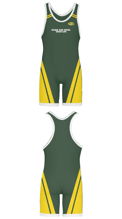 Coloma High School Wrestling 72632347 Wrestling Singlet - 27