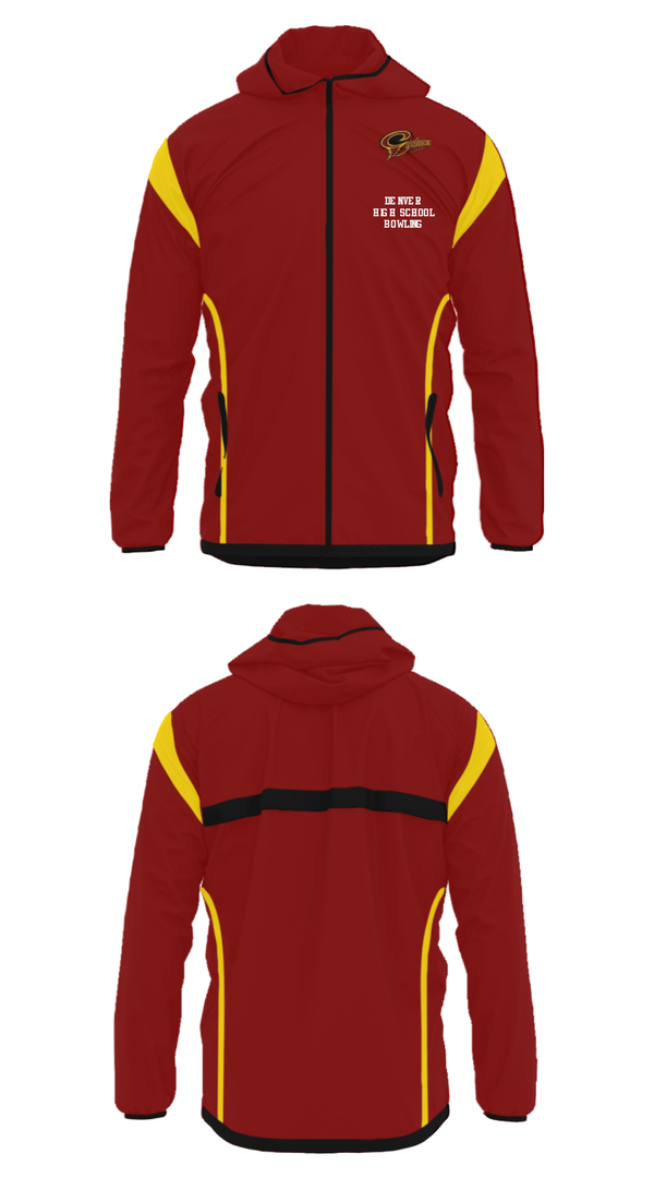 Windbreaker, Denver High School Bowling, Bowling, Teamtime, Team time, sublimation, custom sports apparel, team uniforms, spirit wear, spiritwear, sports uniforms, custom shirts, team store, custom team store, fundraiser sports, apparel fundraiser