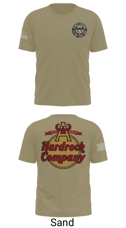 Short Sleeve Performance Shirt, Hardrock Company, Army, Teamtime, Team time, sublimation, custom sports apparel, team uniforms, spirit wear, spiritwear, sports uniforms, custom shirts, team store, custom team store, fundraiser sports, apparel fundraiser
