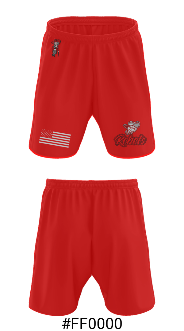 Athletic Shorts With Pockets, Highland Middle School, Spirit Store, Teamtime, Team time, sublimation, custom sports apparel, team uniforms, spirit wear, spiritwear, sports uniforms, custom shirts, team store, custom team store, fundraiser sports, apparel fundraiser